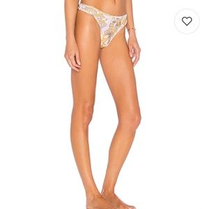 For Love and Lemons Isla Thong Bikini Bottom